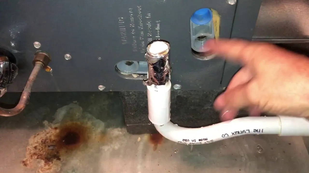 AC unit surrounded by trees in The Woodlands TX